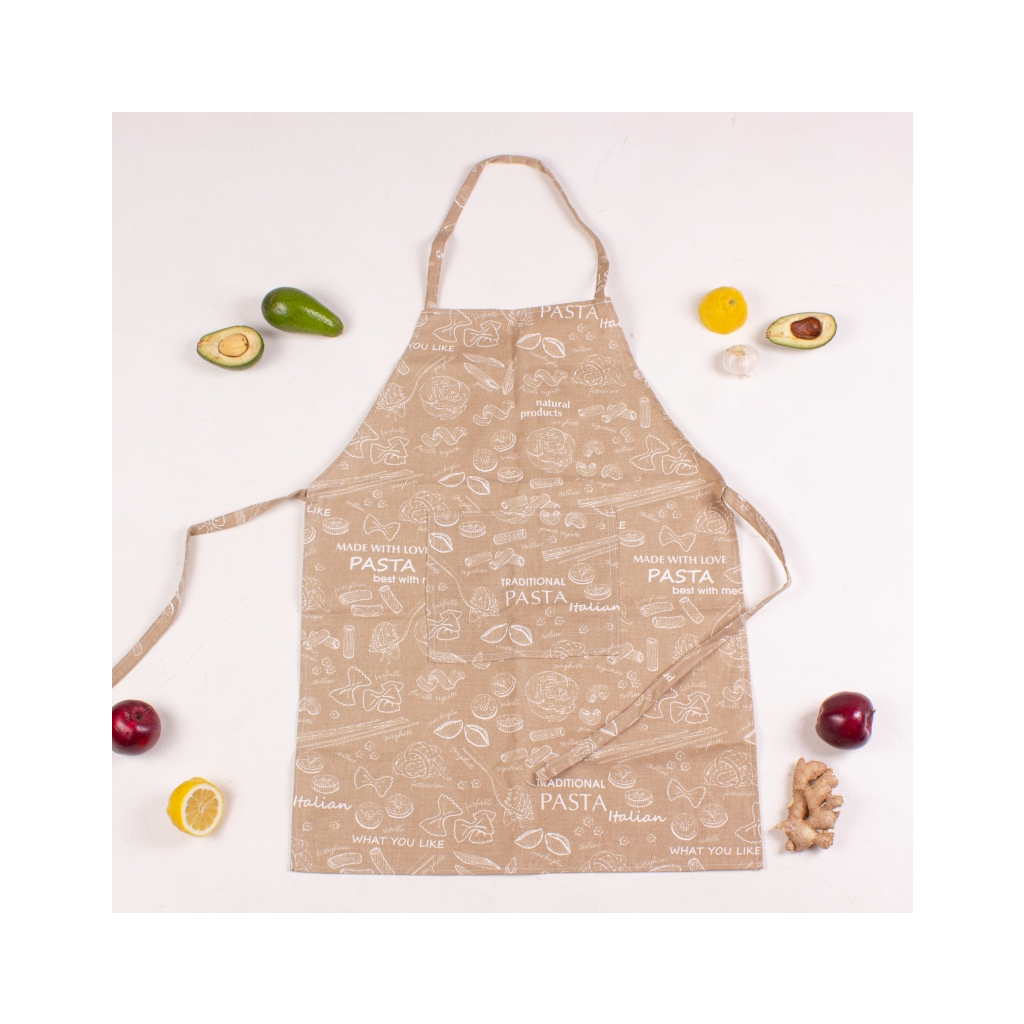 Фартух MirSon рогожа/напівпанама №202 - Brown paste (2200006753872) - зображення 2