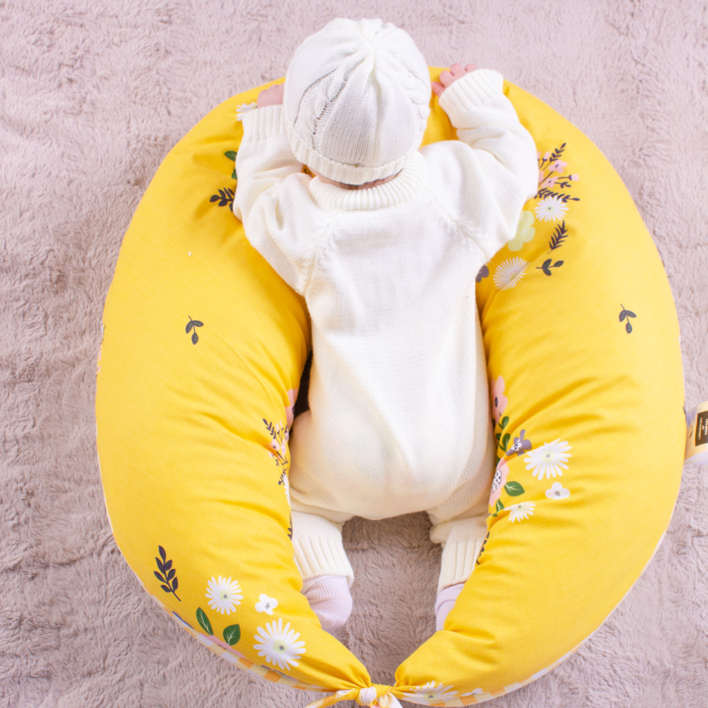 Подушка MirSon для вагітних та годування №8326 Print Line 17-0428 Indian summer Бязь 30х170х20 см (2200006200512) - зображення 8