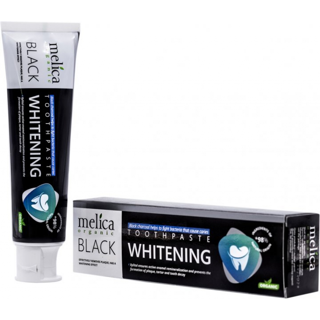 Зубна паста Melica Organic з чорним деревним вугіллям 100 мл (4770416003570) - зображення 2
