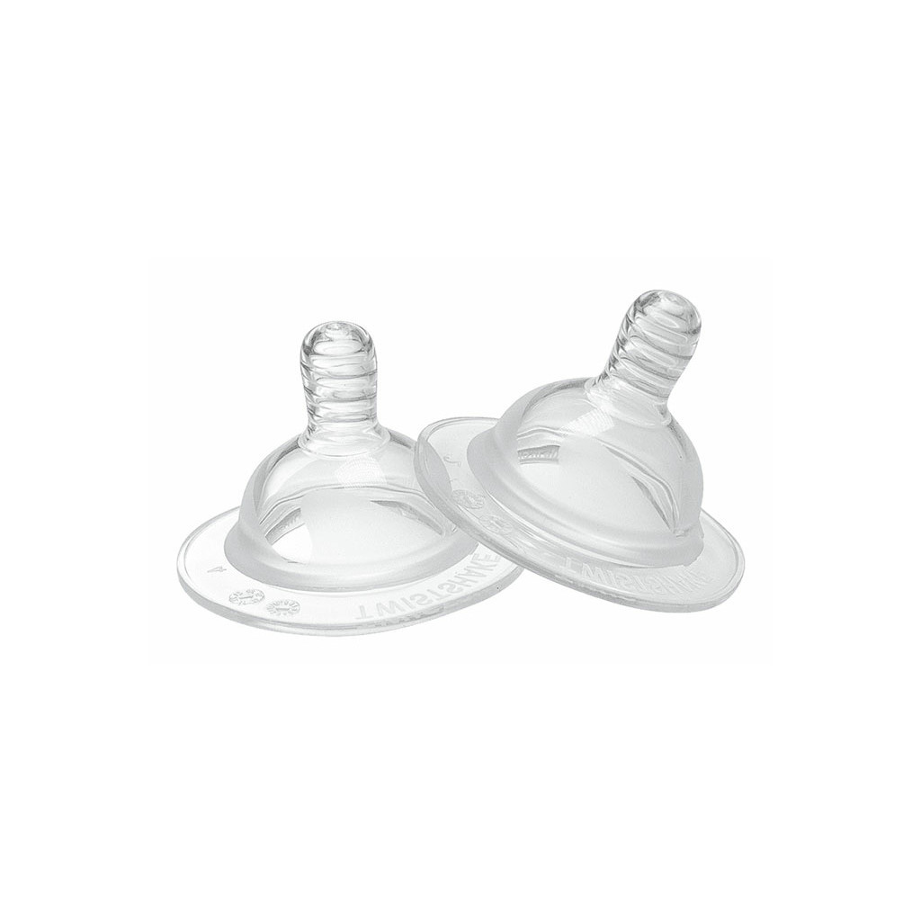 Соска Twistshake S (0+мес) 2 шт силіконова (78019) - изображение 1