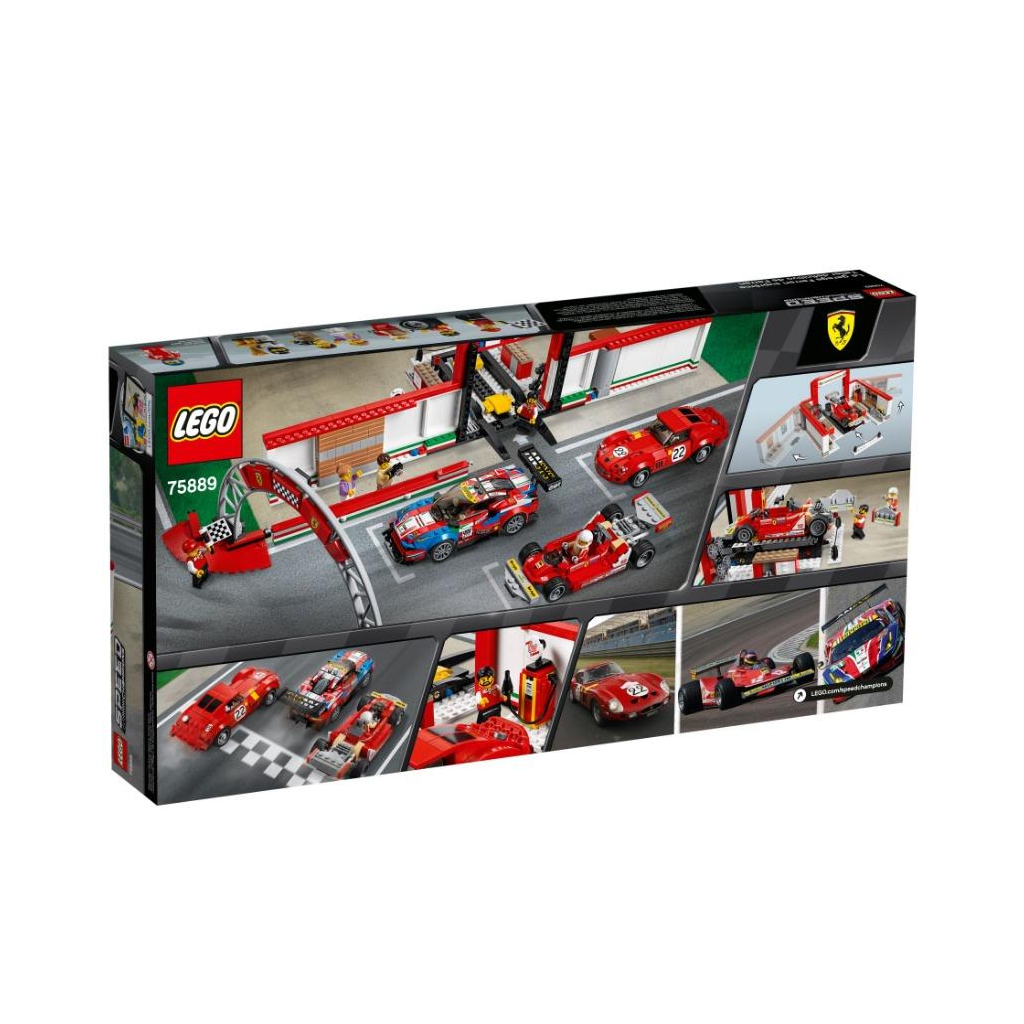 Конструктор LEGO Speed Champions Гараж Ferrari 841 деталь (75889) - зображення 4