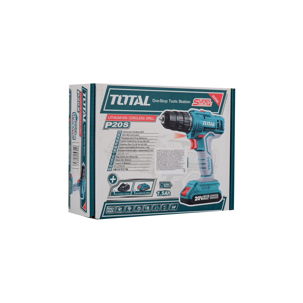 Шуруповерт Total TDLI20011 Li-Ion, 1ак (6666329) - зображення 5