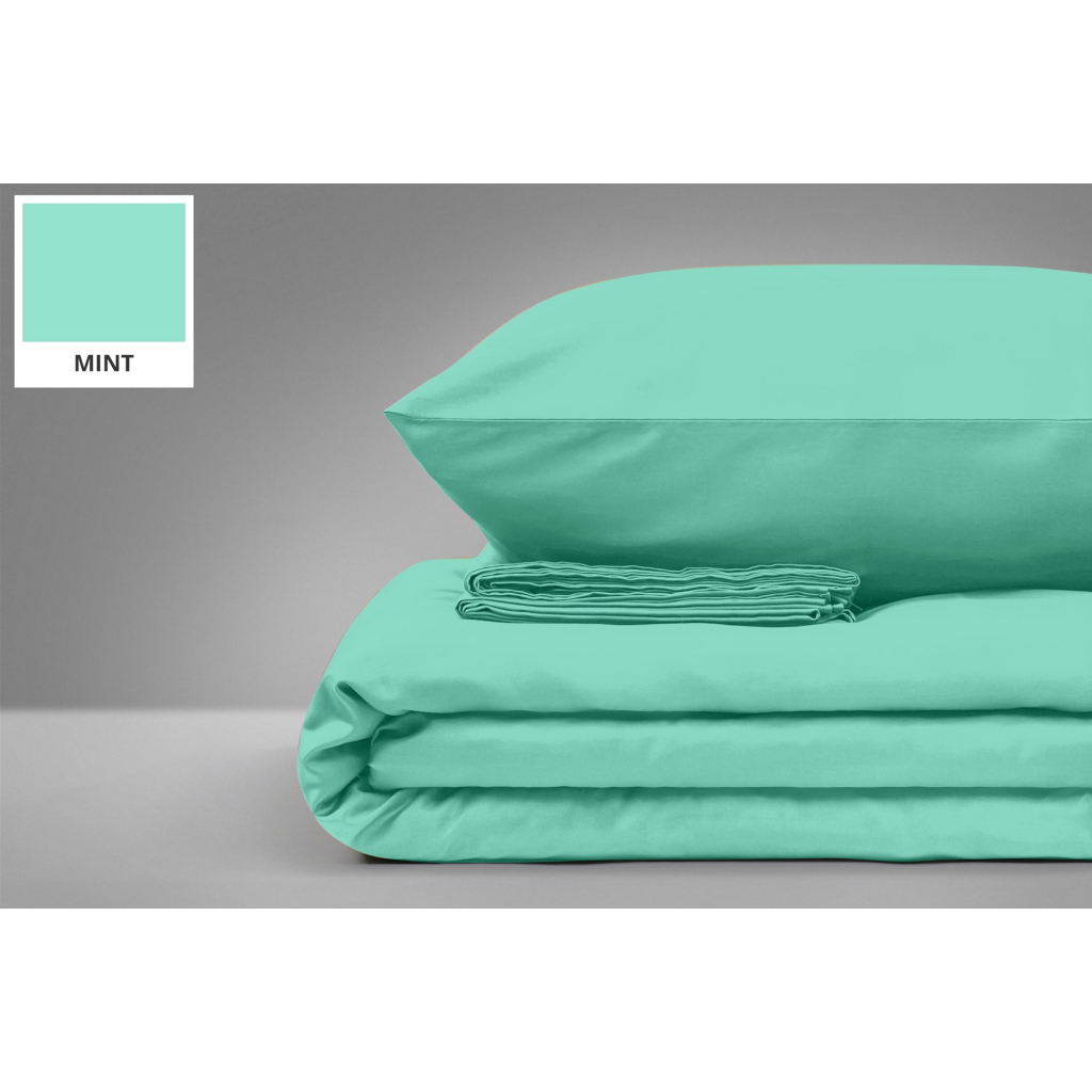 Постільна білизна MirSon Бязь Premium 11-2208 Mint 2х160х220 (2200001709713) - зображення 2
