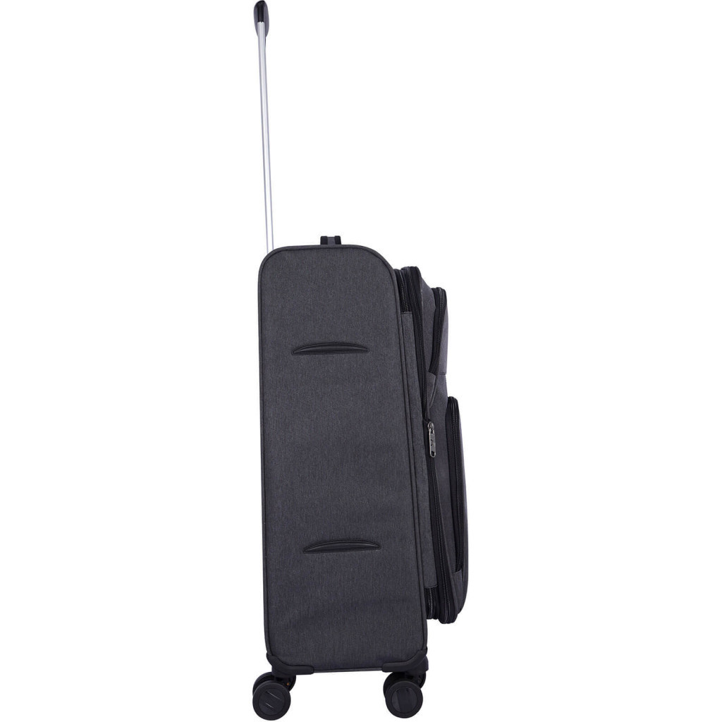 Валіза Bagland Валенсія середня 63 л. сірий (003796924) (972715804) - зображення 4