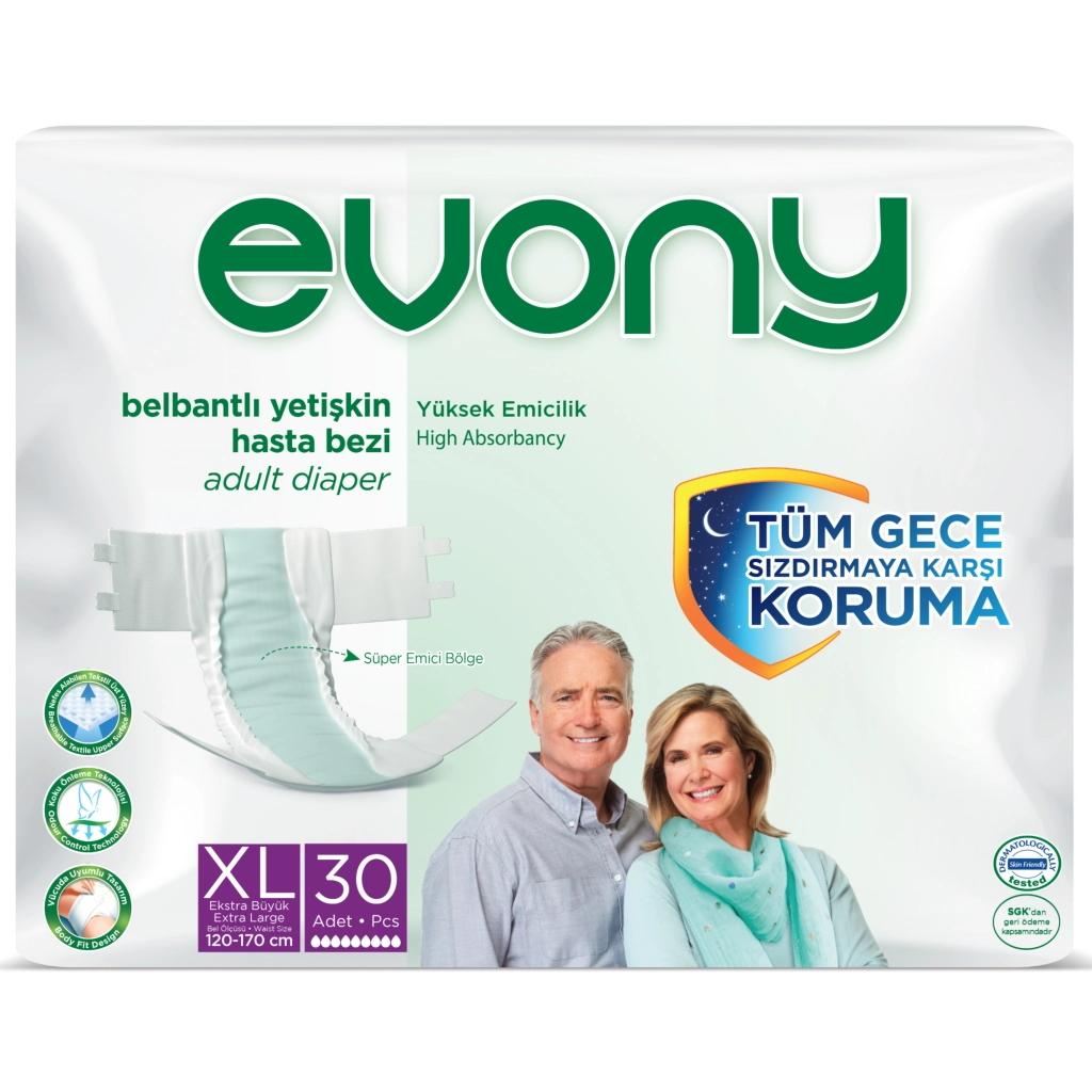 Підгузки для дорослих Evony 4 Extra Large 30 шт (8690536804092) - зображення 1
