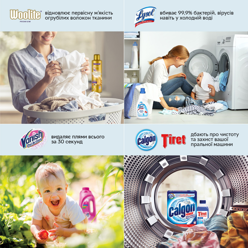 Кондиціонер для білизни Lysol дезінфікувальний Свіжість бавовни 720 мл (5908252000661) - зображення 5