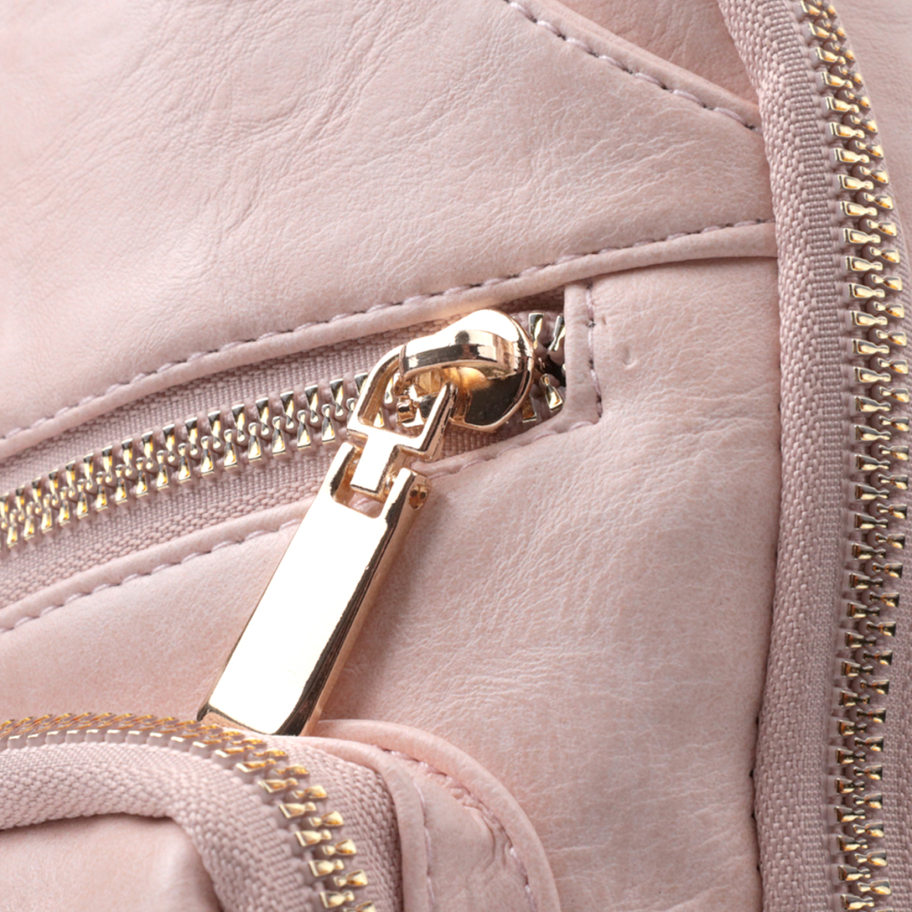 Сумка Vintage Жіноча слінг через плече з екошкіри Рожева (22750) - зображення 6