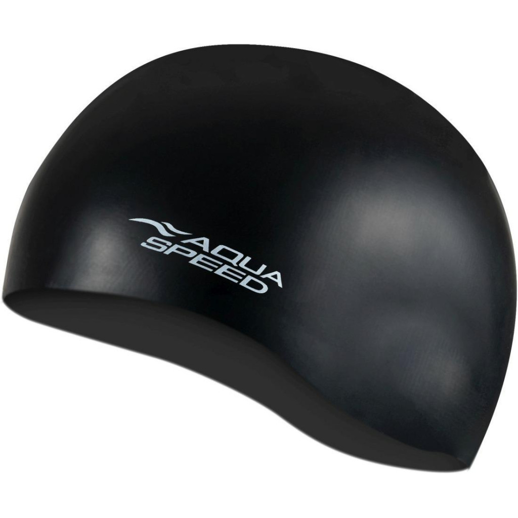 Шапка для плавання Aqua Speed Mono 111-07 6192 чорний Уні OSFM (5908217661920) - зображення 1