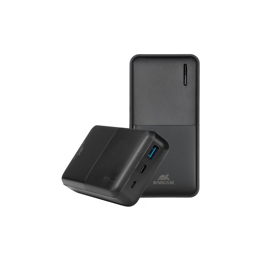 Батарея універсальна RivaCase 20000mA, PD/18W, QC/3.0/18W (RIVAPOWER VA2571 (Black)) - зображення 8