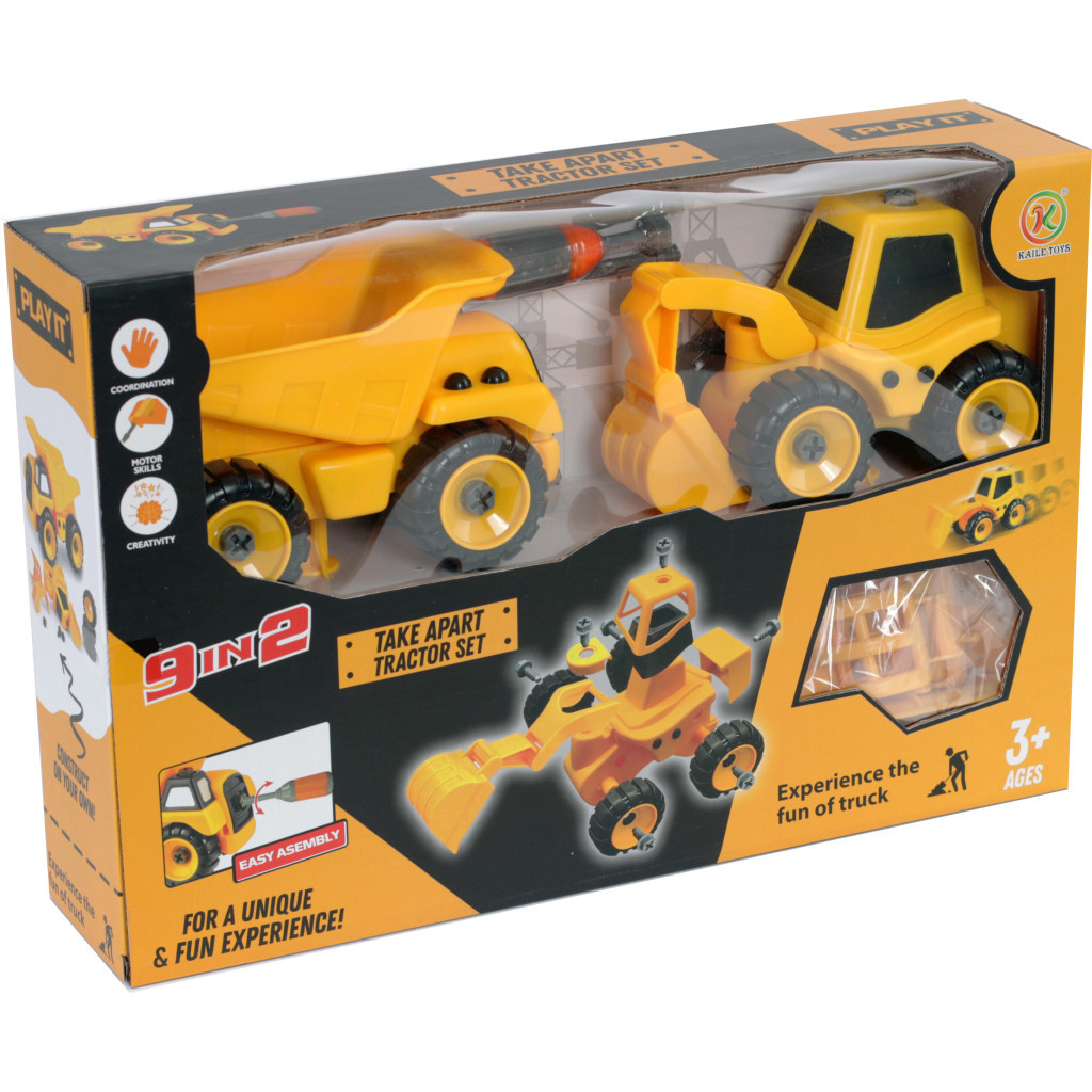 Конструктор Kaile Toys Будівельна техніка 9 в 2 (KL717-1) - зображення 1