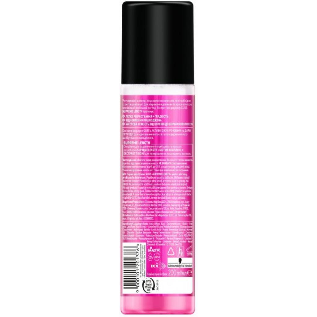 Кондиціонер для волосся Gliss експрес Supreme Length 200 мл (9000101201376) - зображення 2