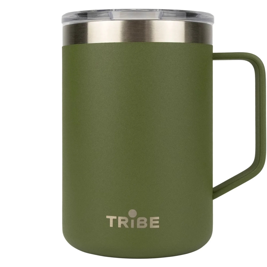 Термокружка Tribe Classic Mug 500 мл olive (T-FA-0033-olive) - зображення 1