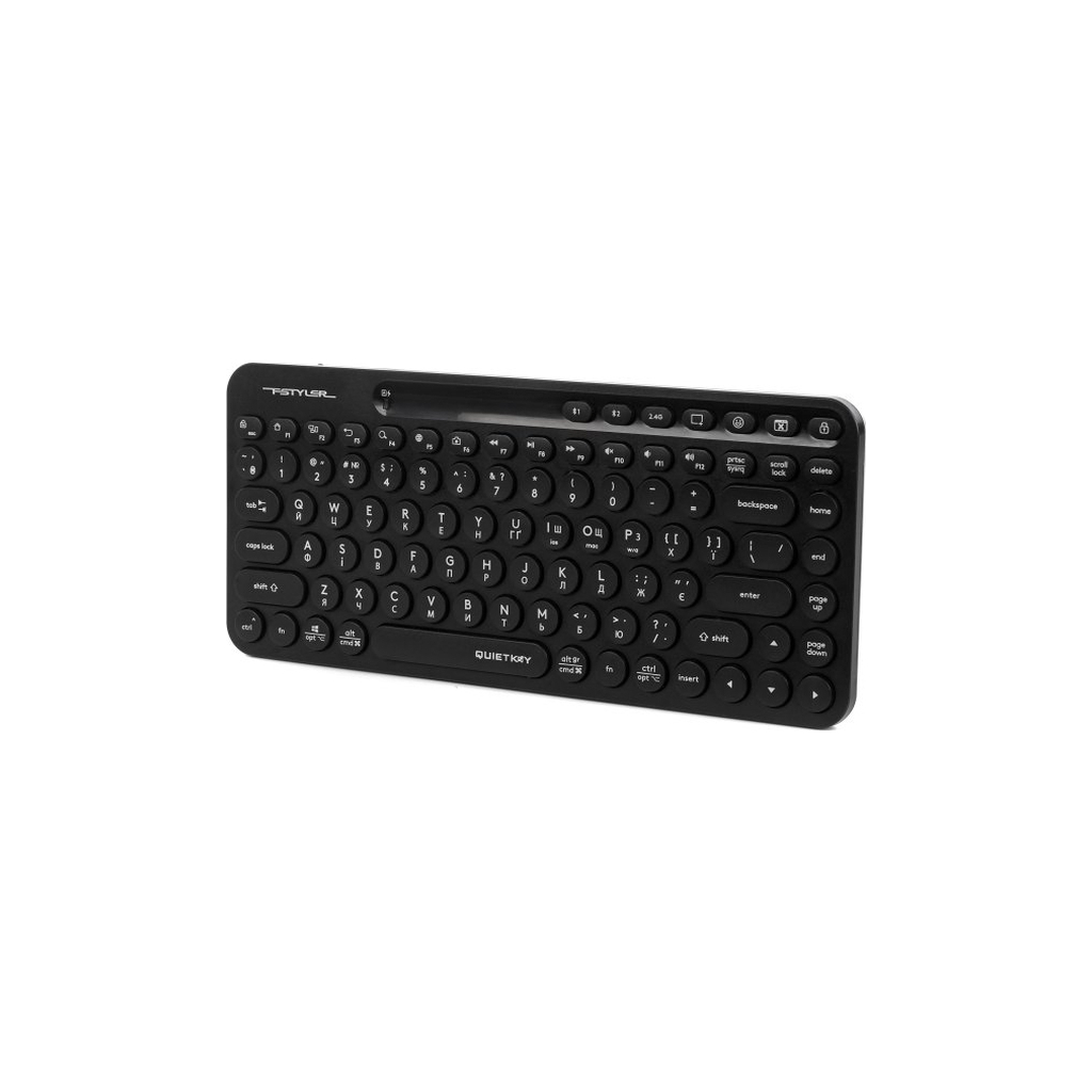 Клавіатура A4Tech FBK36C Wireless/Bluetooth Black (4711421000222) - зображення 2