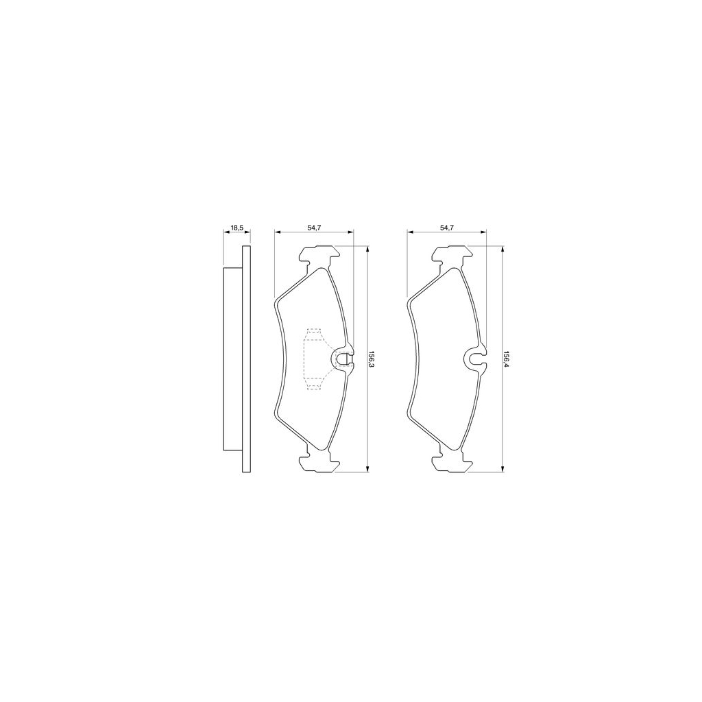 Гальмівні колодки Bosch 0 986 424 219 - изображение 4