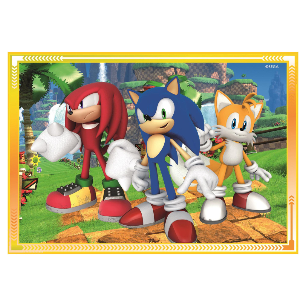 Пазл Clementoni 4 в 1 Sonic, 12,16,20 та 24 елементи (21522) - зображення 5