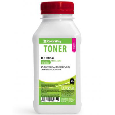 Тонер ColorWay HP CLJ CP1025/Pro100/M175 Magenta 30g (TCH-1025M) - зображення 1