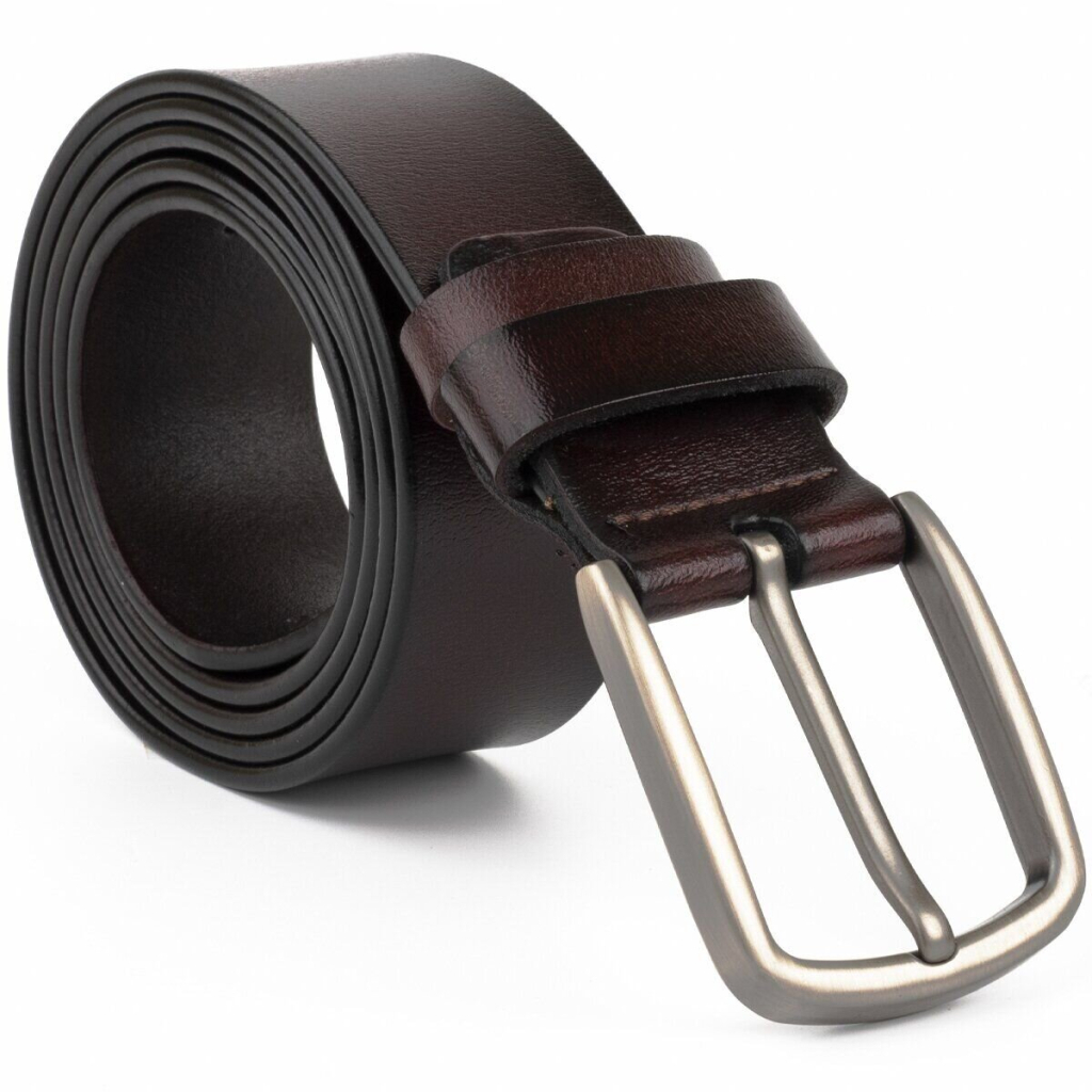 Ремінь Vintage Чоловічий із затемненою пряжкою механіка Коричневий (20315) - зображення 3