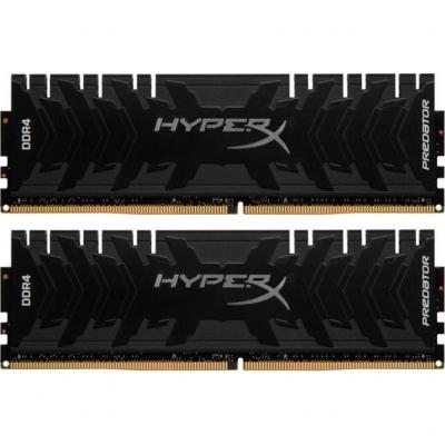 Модуль пам'яті для комп'ютера DDR4 16GB (2x8GB) 2400 MHz HyperX Predator Kingston Fury (ex.HyperX) (HX424C12PB3K2/16) - зображення 1
