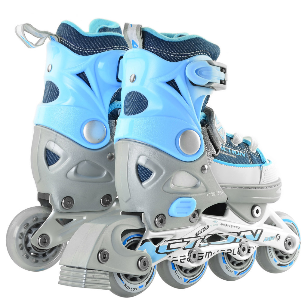 Роликові ковзани Action Kire Блакитні 29-32 (PW-126B-13-2BLUE/29-32) - зображення 11