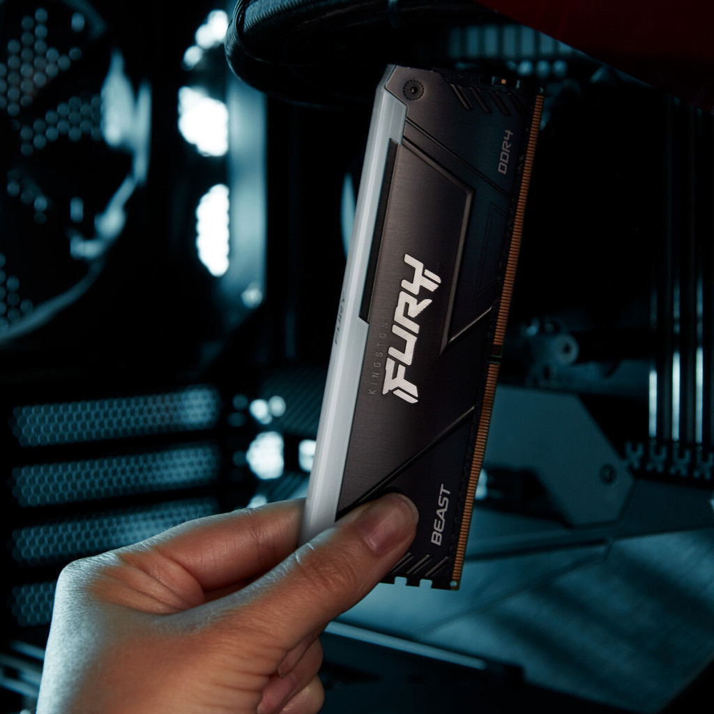 Модуль пам'яті для комп'ютера DDR4 8GB 3200 MHz Beast RGB Kingston Fury (ex.HyperX) (KF432C16BB2A/8) - зображення 11