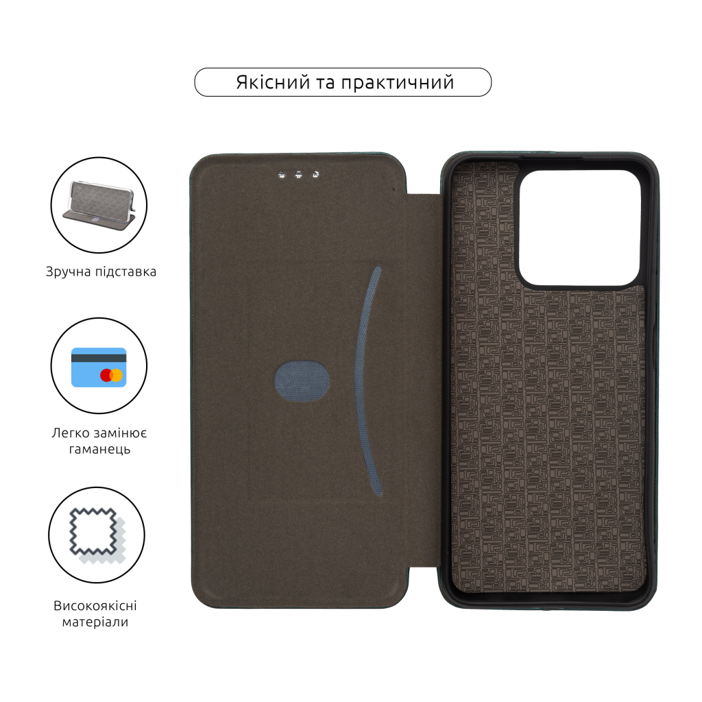 Чохол до мобільного телефона Armorstandart G-Case ZTE Blade A35 4G / A55 4G Green (ARM81522) - зображення 3