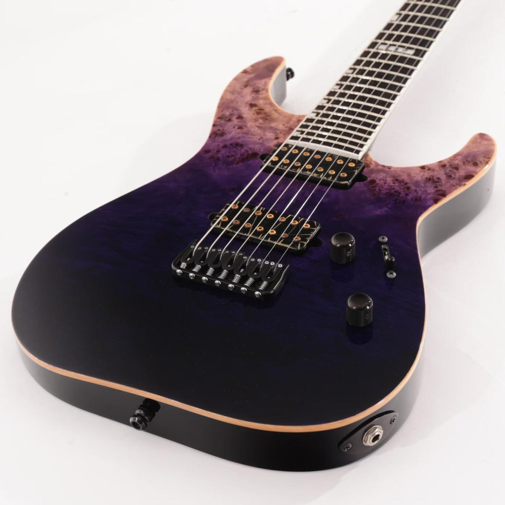 Електрогітара ESP E-II M-II 7NT HS Purple Natural Fade - зображення 5