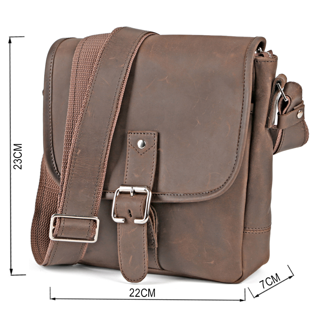 Сумка Shvigel З вінтажної шкіри Коричнева (00890) - зображення 2