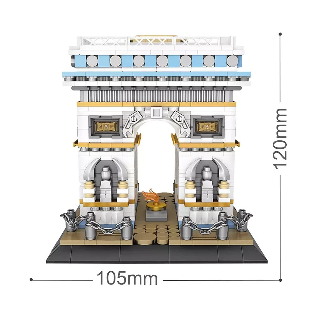 Конструктор LOZ mini Тріумфальна арка (1028) - зображення 3