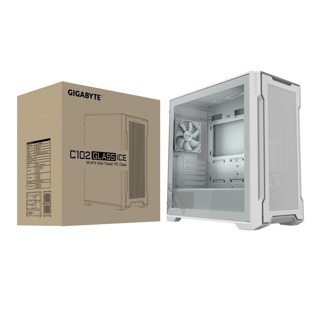 Корпус GIGABYTE GIGABYTE C102 GLASS ICE - зображення 8