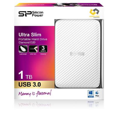 Зовнішній жорсткий диск 2.5" 1TB Silicon Power (SP010TBPHDD20S3W) - зображення 1