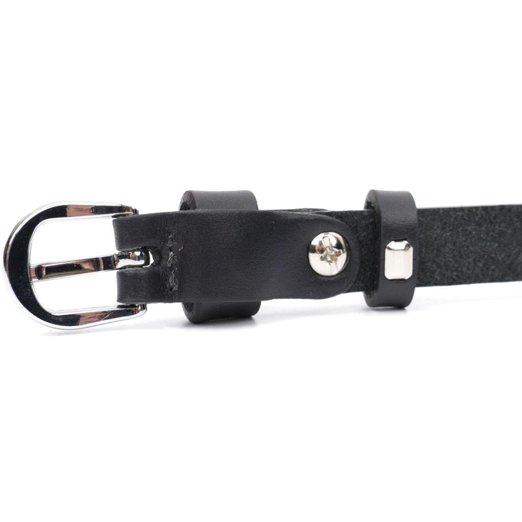 Ремінь Grande Pelle Жіночий з натуральної шкіри Чорний (11693) - зображення 2