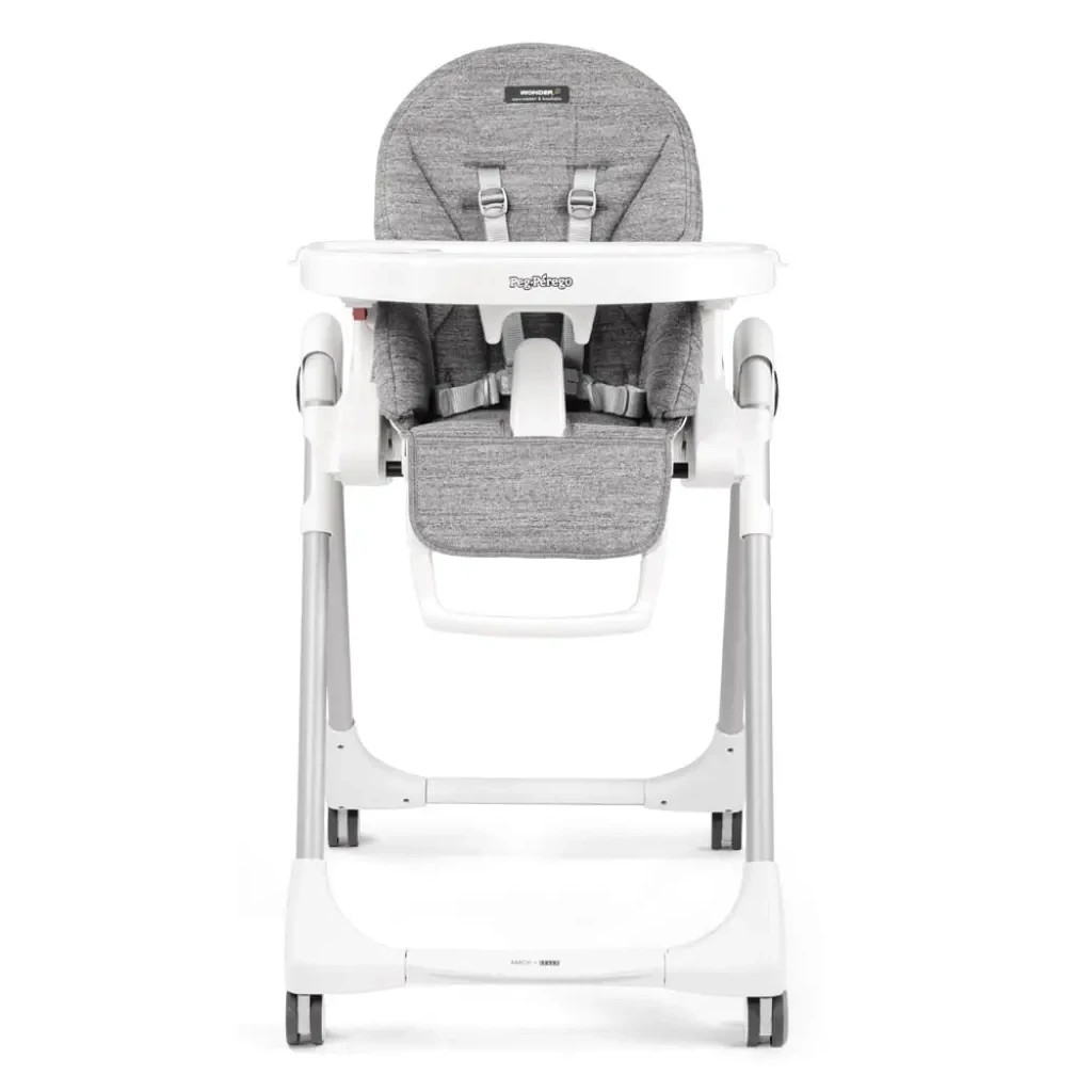 Стілець для годування Peg-Perego Prima Pappa Follow Me Wonder Сірий (IH01000000WD53) - изображение 2