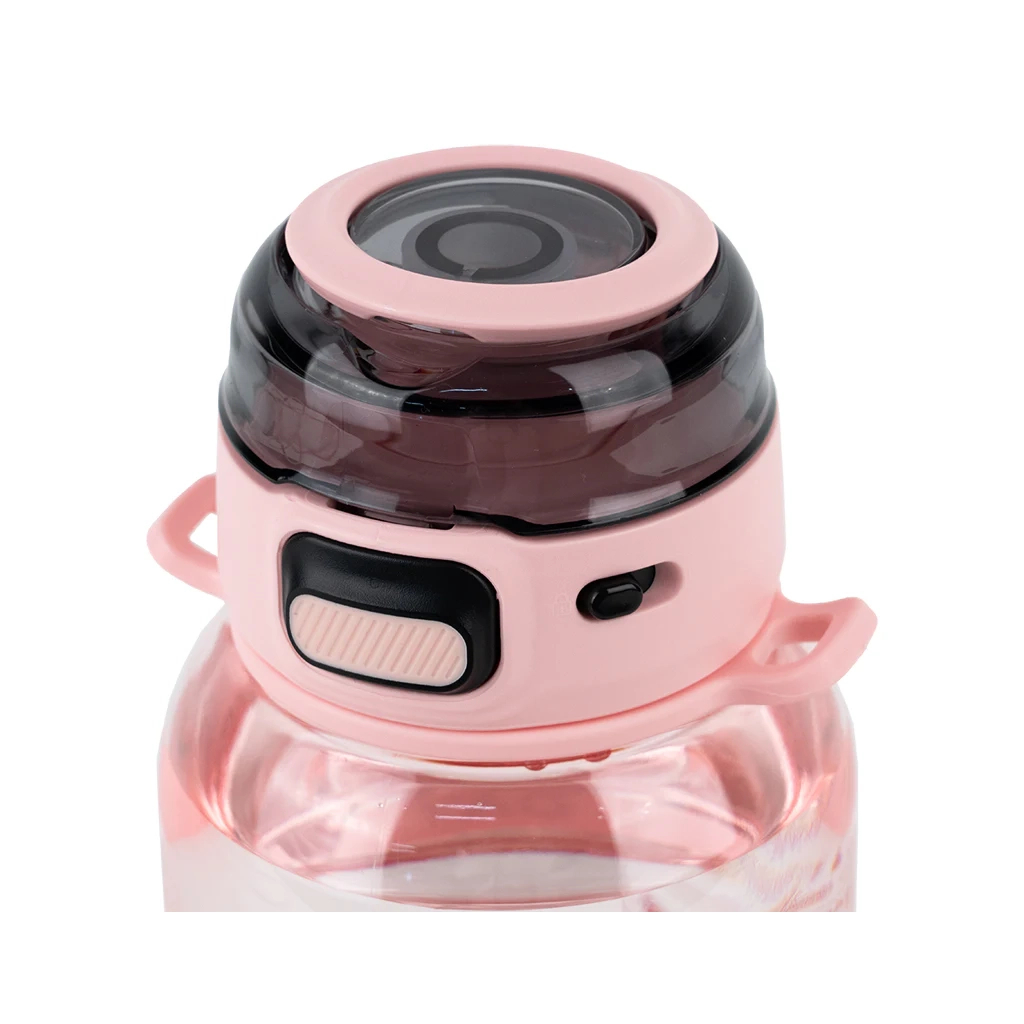 Поїльник-непроливайка Kite 700 мл, рожево-сіра (K25-1218-3) - зображення 3