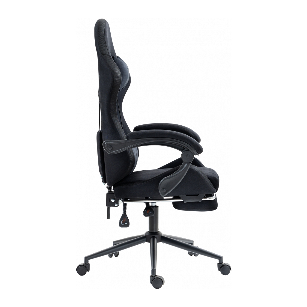 Крісло ігрове GT Racer X-2325 Fabric Black LED (X-2325 Fabric Black L) - зображення 4