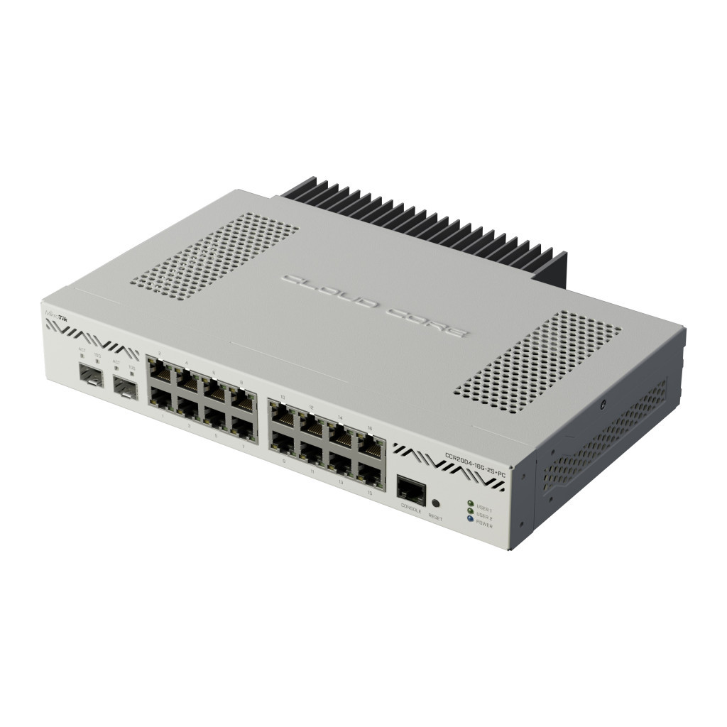 Комутатор мережевий Mikrotik CCR2004-16G-2S+PC - зображення 4