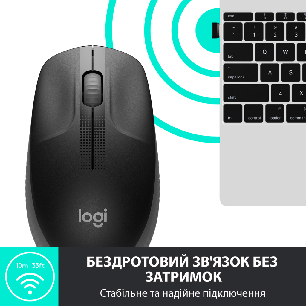 Мишка Logitech M190 Charcoal (910-005905) - зображення 4