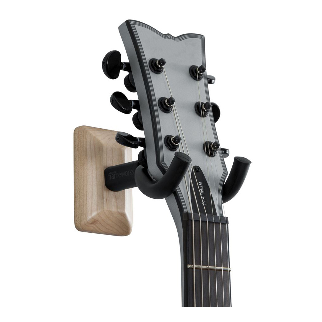 Тримач для гітари Gator Frameworks Wall Mount Guitar Hanger Maple (GFW-GTR-HNGRMPL) - зображення 2
