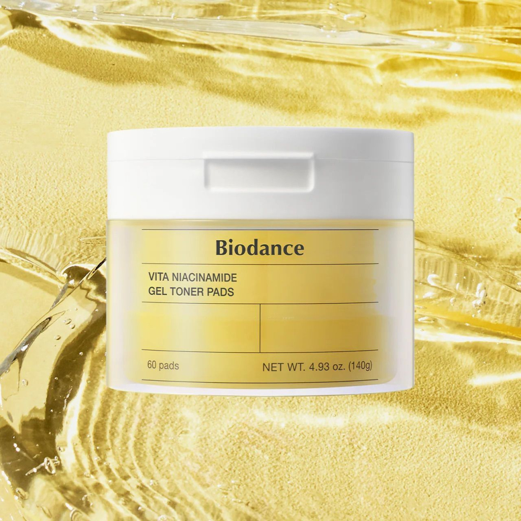 Патчі для обличчя Biodance Vita Niacinamide Gel Toner Pad 60 шт. (8809891183685) - изображение 5