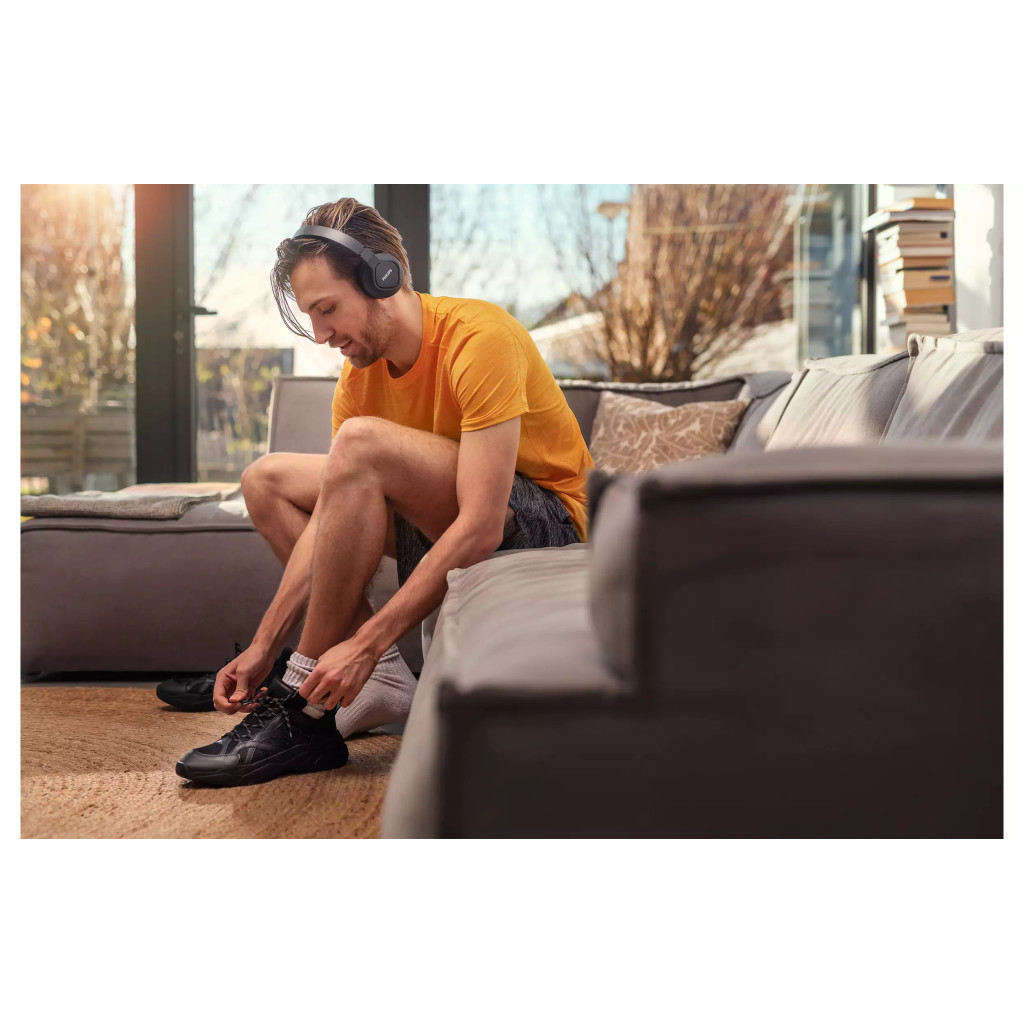 Навушники Philips TAA4216 Over-ear IP55 Wireless Black (TAA4216BK/00) - зображення 3