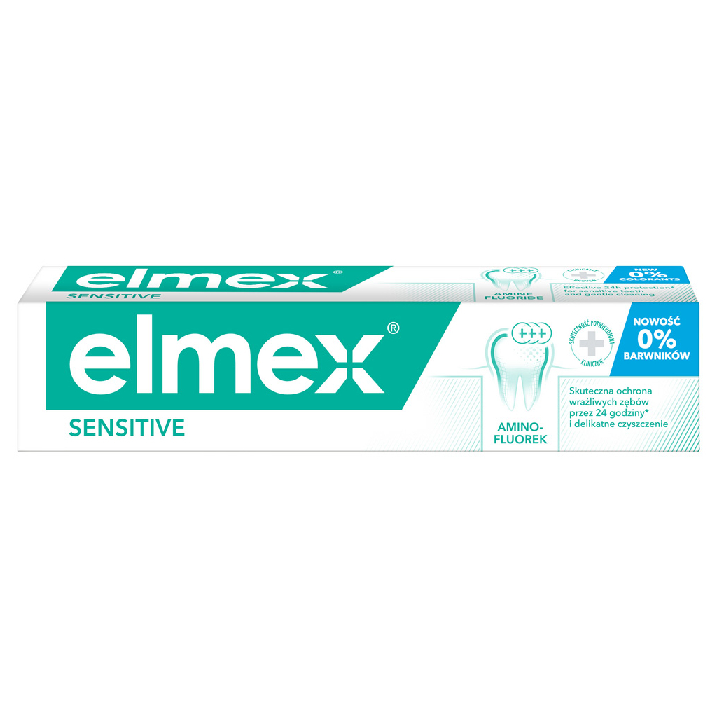 Зубна паста Elmex Sensitive з амінофторидом 75 мл (4007965560200) - изображение 5