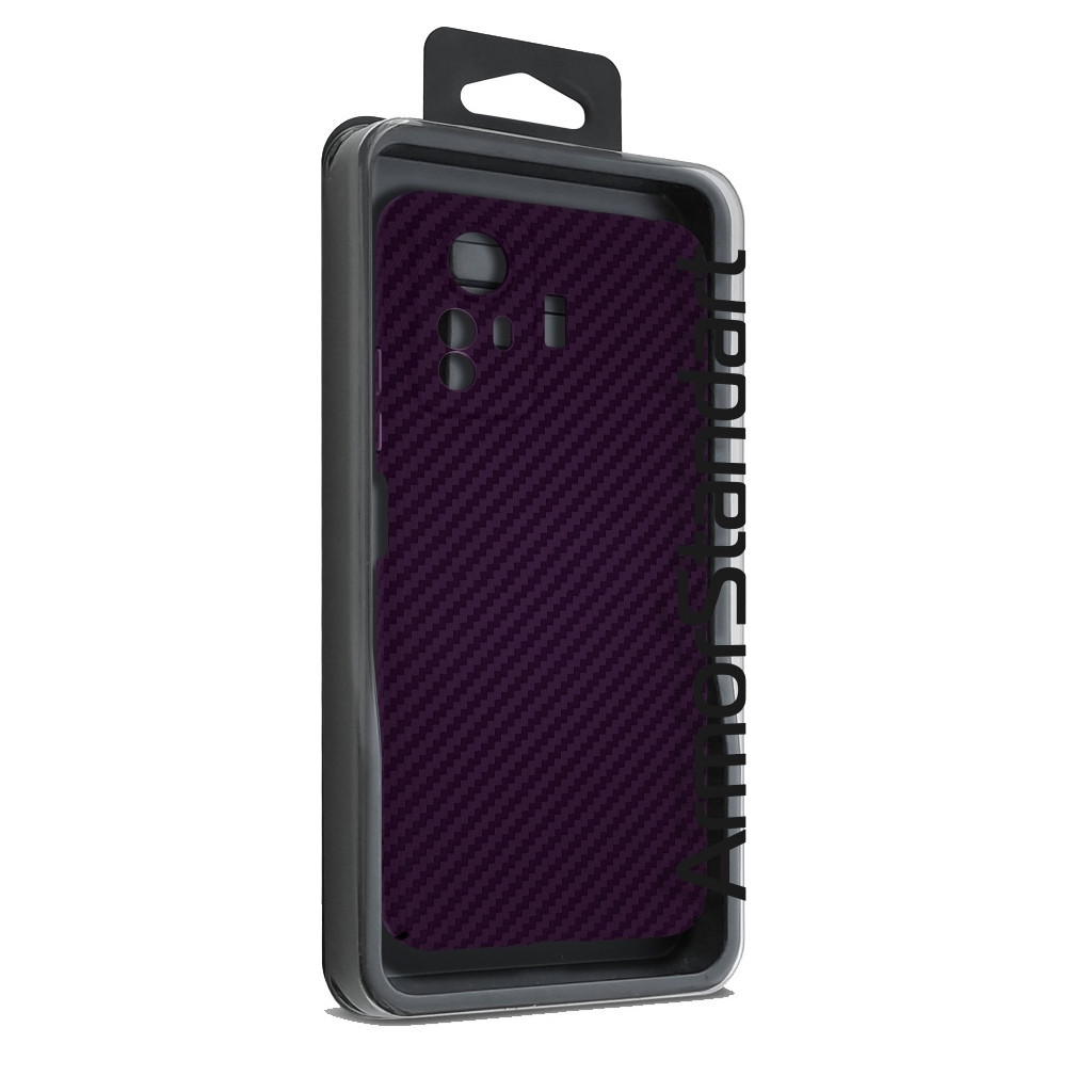 Чохол до мобільного телефона Armorstandart LikeCarbon Xiaomi Redmi Note 12S 4G Purple (ARM71950) - зображення 3