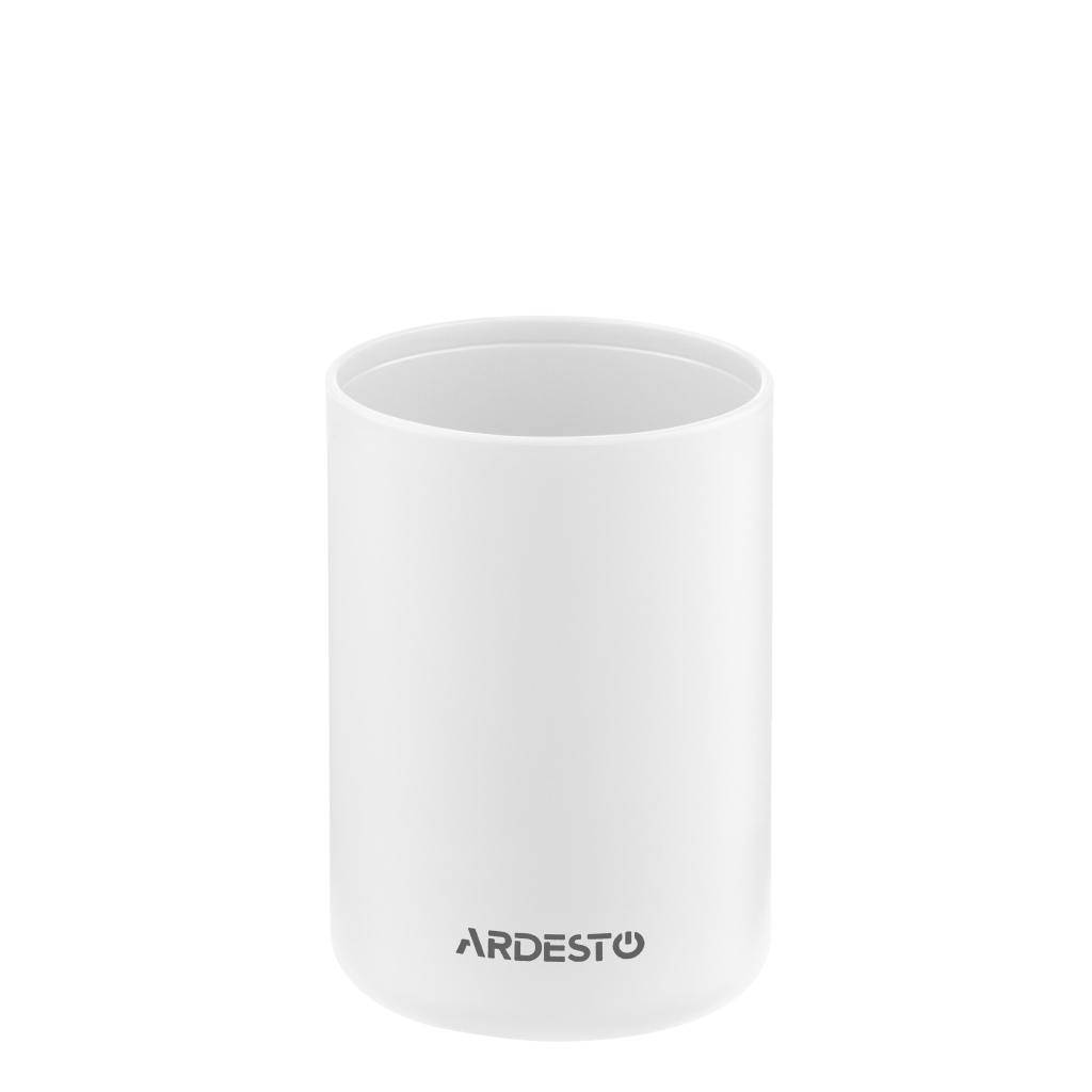 Набір для ванної кімнати Ardesto Minimalism 3 предмети Білий 360 мл (ARHB3110WB) - изображение 3