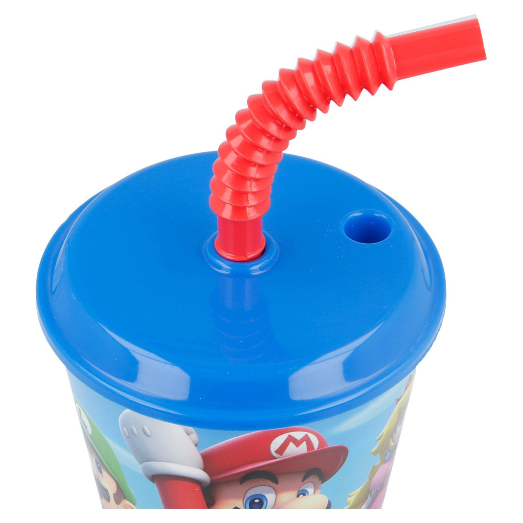 Поїльник-непроливайка Stor Easy Sport Tumbler 430 мл Super Mario (Stor-21430) - изображение 2