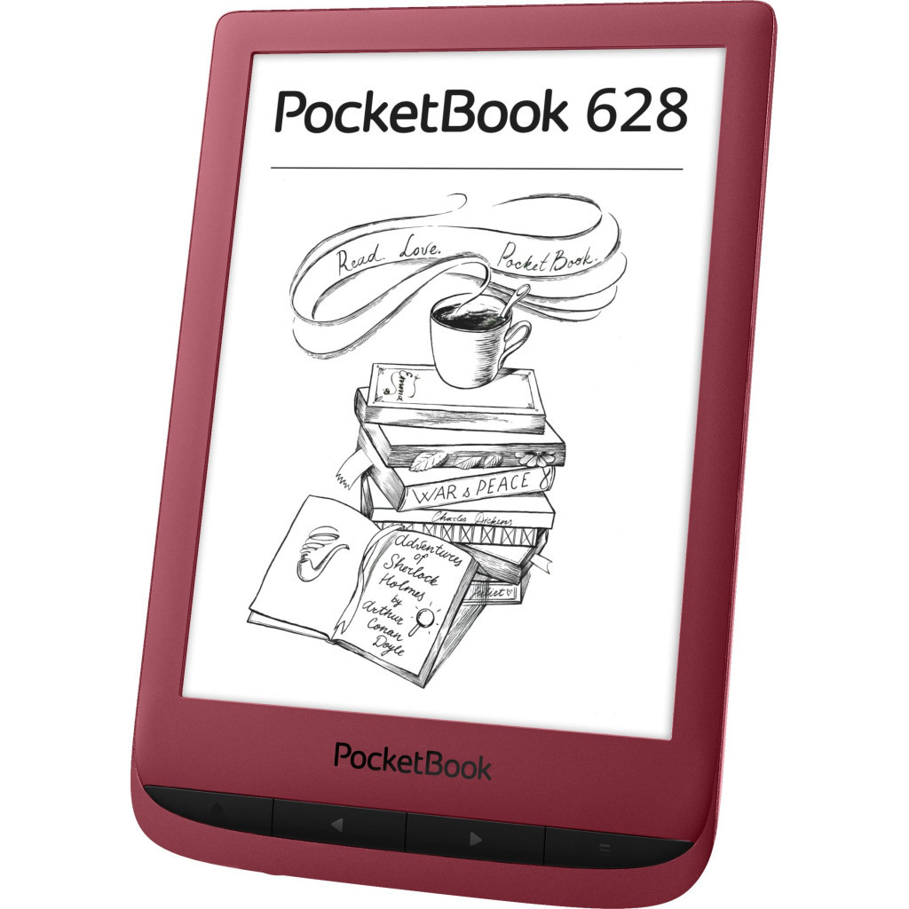 Електронна книга Pocketbook 628 Touch Lux5 Ruby Red (PB628-R-CIS) - зображення 5