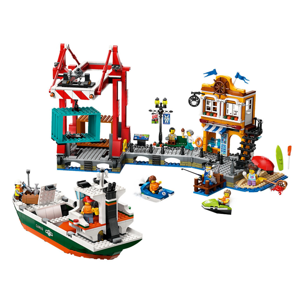 Конструктор LEGO City Морська гавань із вантажним судном (60422) - зображення 3