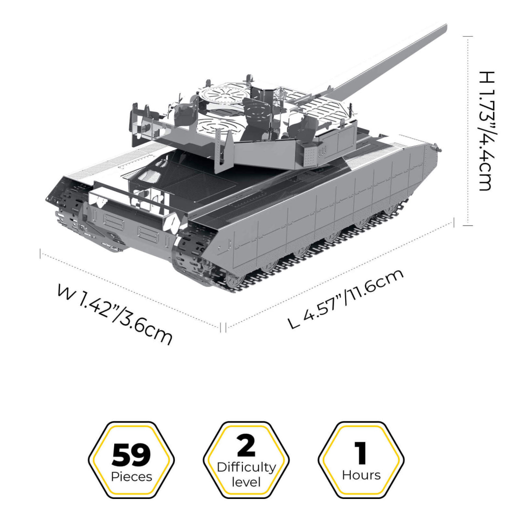 Конструктор Metal Time колекційна модель Oplot T-84 (MT058) - зображення 2