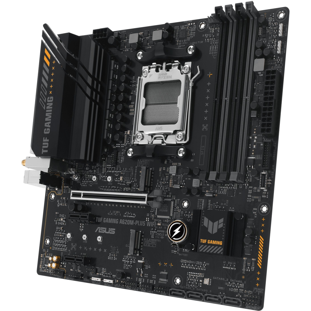 Материнська плата ASUS TUF GAMING A620M-PLUS WIFI - зображення 4