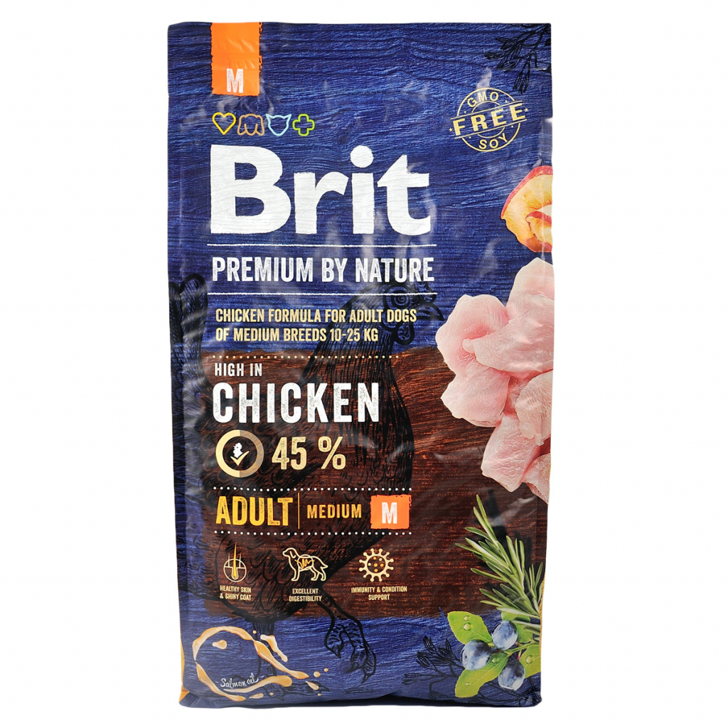Сухий корм для собак Brit Premium Dog Adult M 8 кг (8595602526369) - зображення 2