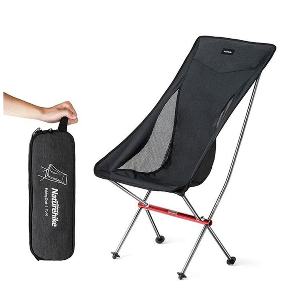 Крісло складане Naturehike YL06 NH18Y060-Z Black (6927595733608) - зображення 5