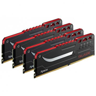 Модуль пам'яті для комп'ютера DDR4 16GB (4x4GB) 2800 MHz BLADE Series Apacer (EK.16GAW.KFBK4) - зображення 2